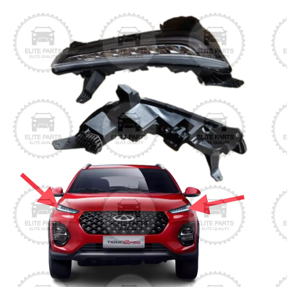 CHERY Tiggo 2 Pro Original Front Daytime Running Lamp (مصابيح كشافات فوانيس ضوء نهاري امامي شيري تيجو 2 برو)