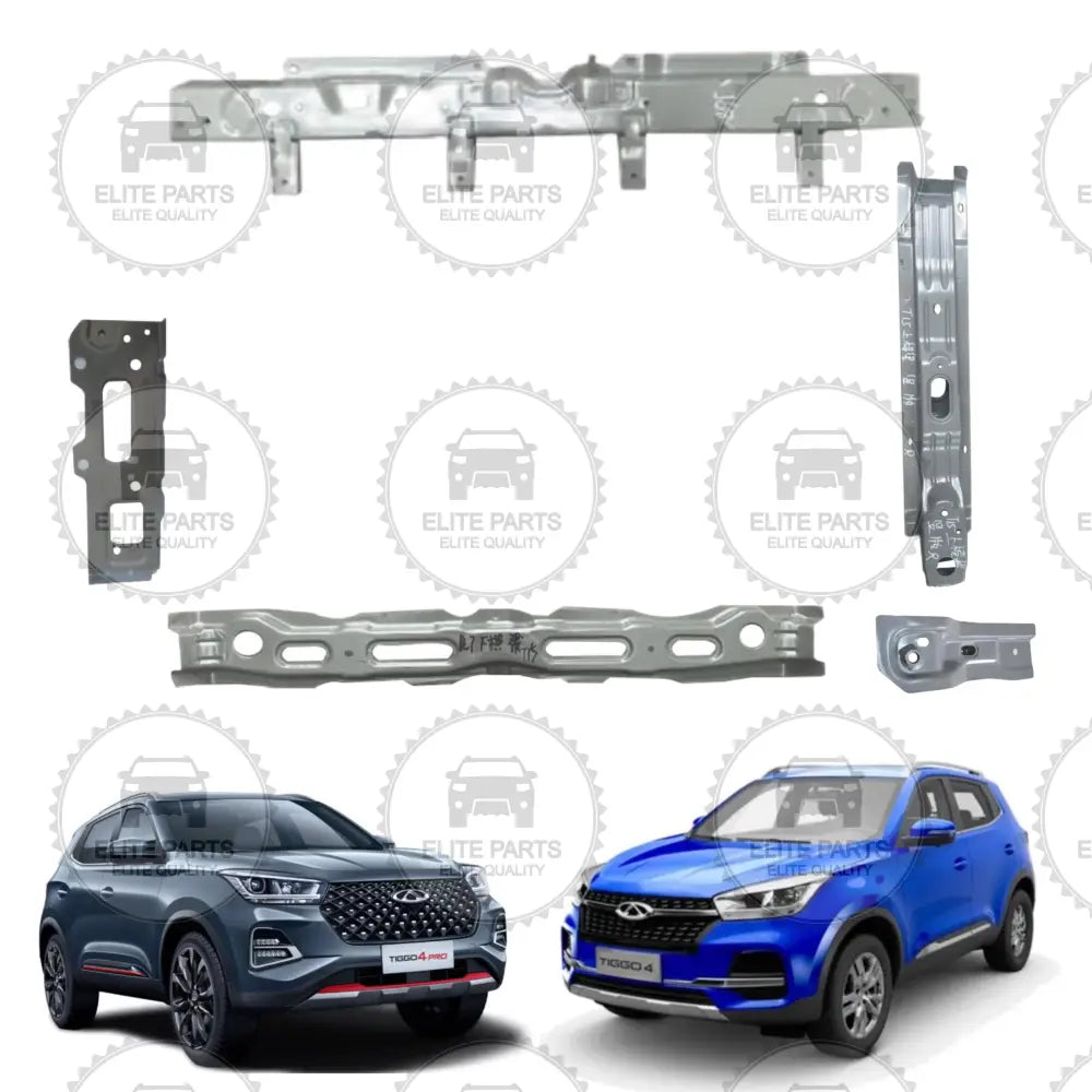 CHERY Tiggo 4 Series Original Radiator Mounting Metal Panels Kit (شاسية حوامل تثبيت الردياتير الاصلية شيري تيجو 4 و تيجو 4 برو)