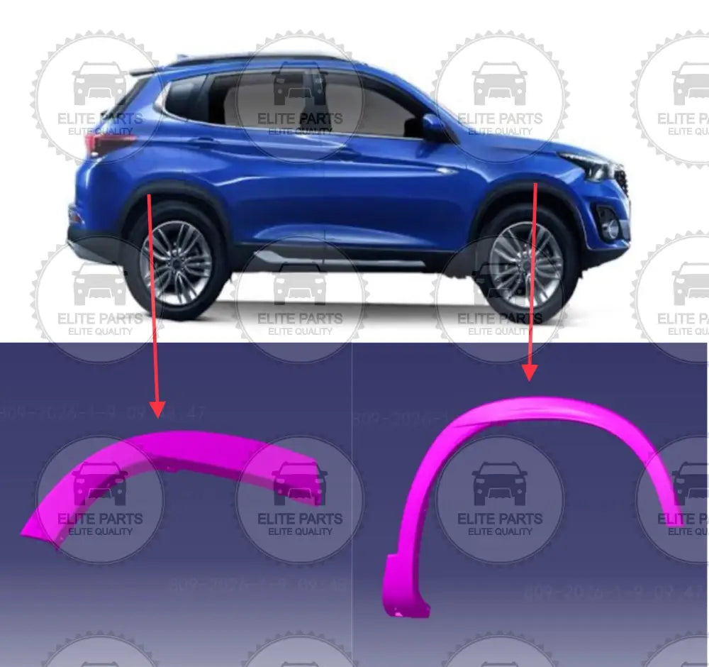 CHERY Tiggo 7 Original Wheel Fender Flare Arches (اقواس رفارف داير العجلات شيري تيجو 7)