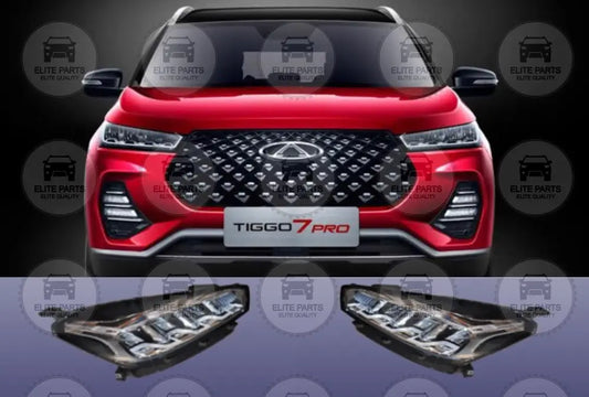 CHERY Tiggo 7 Pro Original Front Headlight Lamp Assembly (مصابيح كشافات فوانيس اضواء امامية اصلية شيرى تيجو 7 برو)
