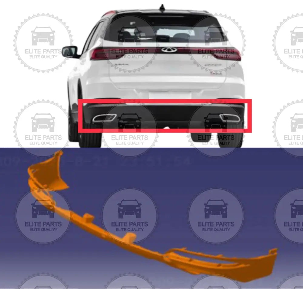 CHERY Tiggo 7 Pro Original Rear Bumper Lower Body (اكصدام خلفى سفلى شيرى تيجو 7 برو)
