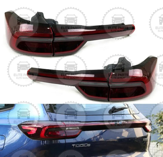 CHERY Tiggo 8 Original Rear Outer & Inner Tail Lights (اضواء مصابيح كشافات فوانيس خلفية خارجية و داخلية شيرى تيجو 8)