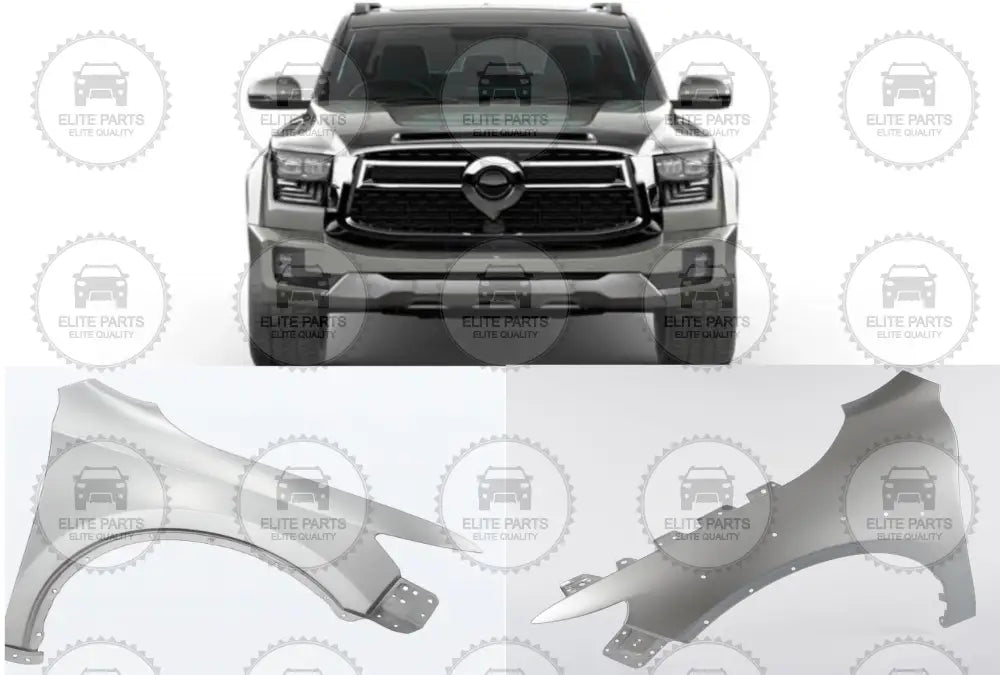 GWM Cannon Alpha Original Front Fender Metal Sheets Assembly (رفارف امامية اصلية جريت وول بيكب كانون الفا)