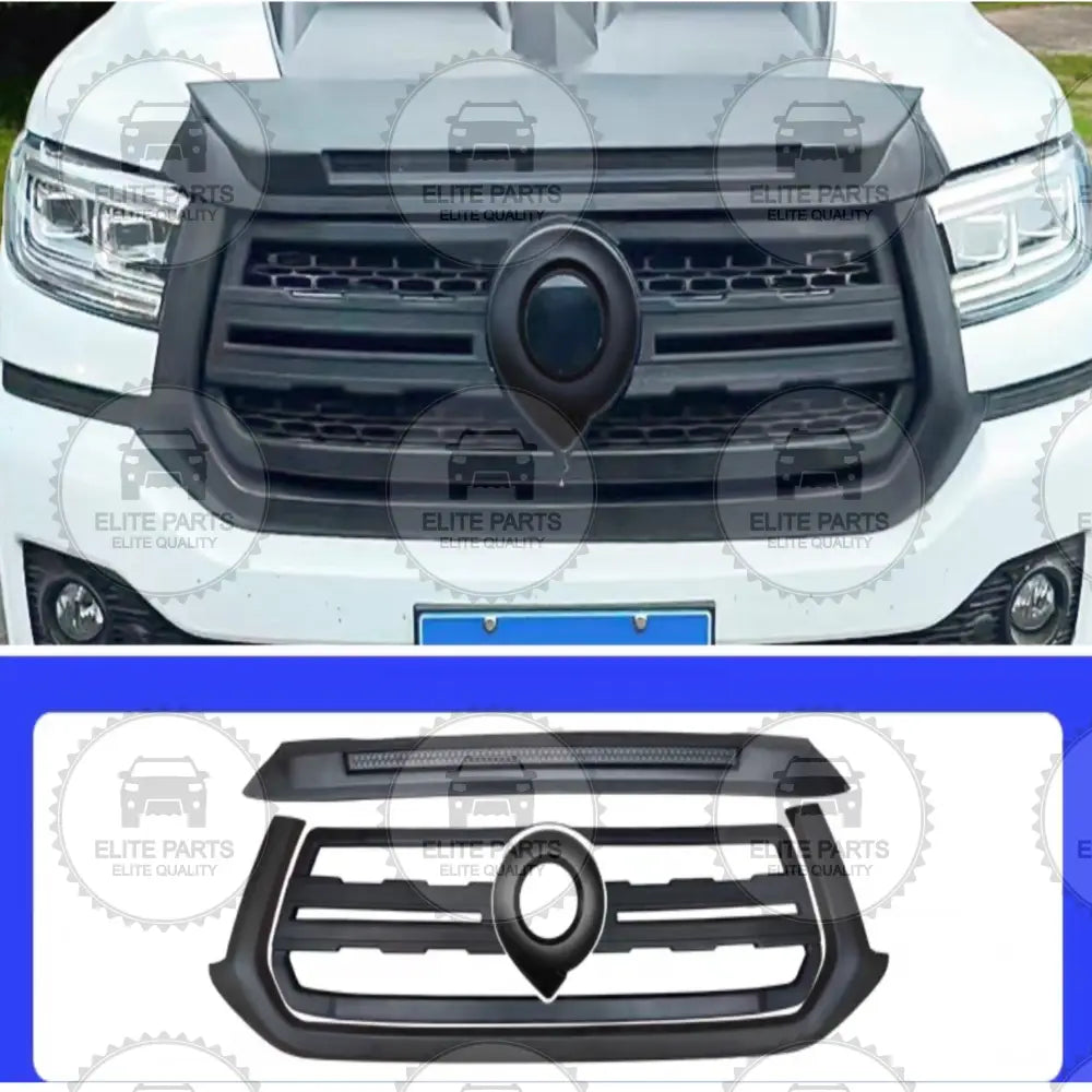 GWM POER Aftermarket Black Edition Front Radiator Grille Assembly (شبكة امامية سوداء جريت وول بيكب بوير)