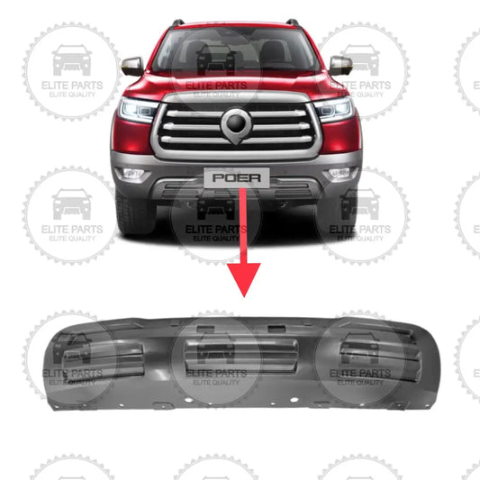 GWM POER Cannon Original Front Bumper Middle Trim Panel (دفيوزر سبويلر صدام امامي سفلي جريت وول بيكب بوير) 2803103XPW14A