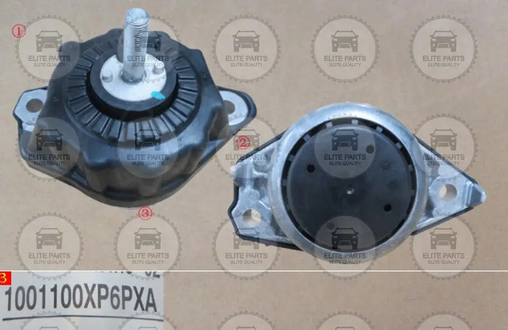 GWM POER GW4C20B Original Left Engine Mounts Assembly (قاعدة حامل تثبيت تعليق المحرك جهة اليسار جريت وول بيكب بوير) 1001100XP6PXA