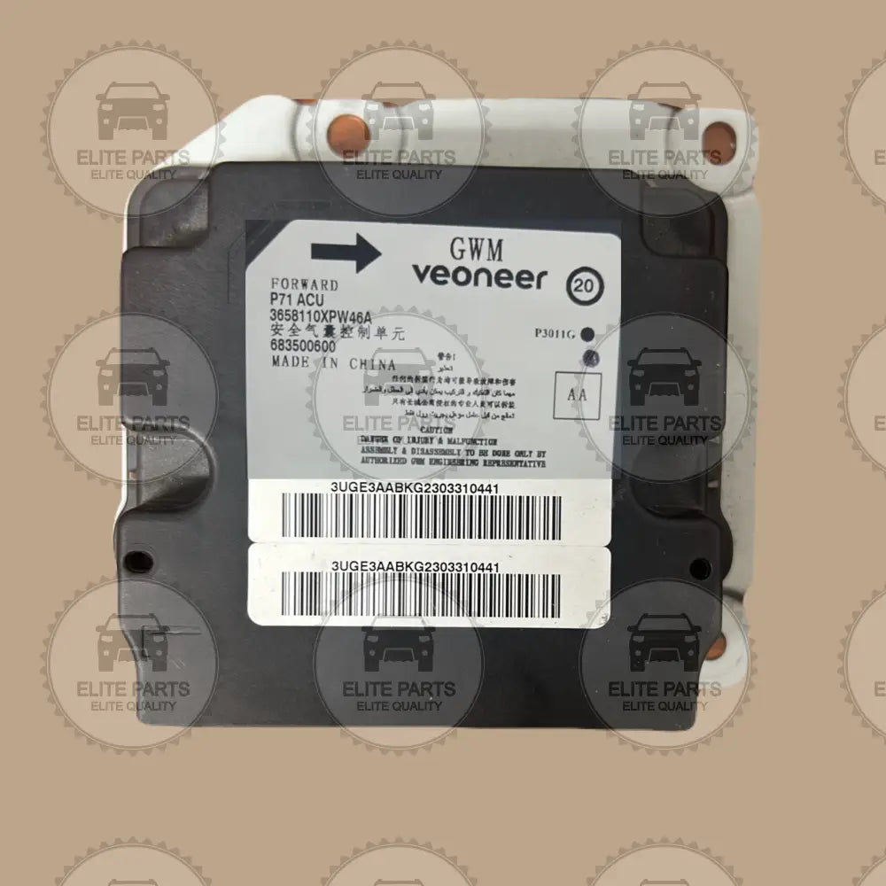 GWM POER Original Airbag Control Unit Module (كنترول كمبيوتر الايرباج الوسائد الهوائية الاصلي جريت وول بيكب بوير) 3658110XPW46A