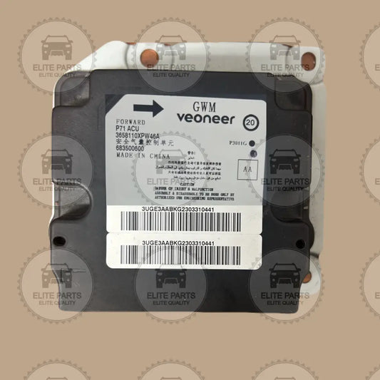 GWM POER Original Airbag Control Unit Module (كنترول كمبيوتر الايرباج الوسائد الهوائية الاصلي جريت وول بيكب بوير) 3658110XPW46A