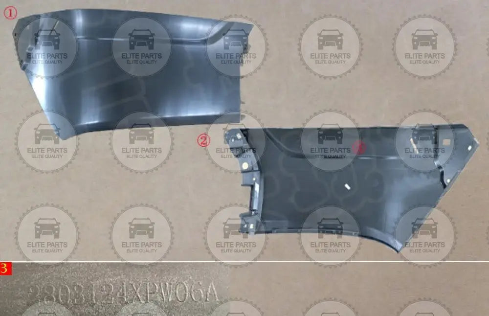 GWM POER Original Front Bumper Left Trim panel (لوح بلاستيك اكسسوار الصدام الامامى جهة اليسار جريت وول بيكب بوير) 2803124XPW06A
