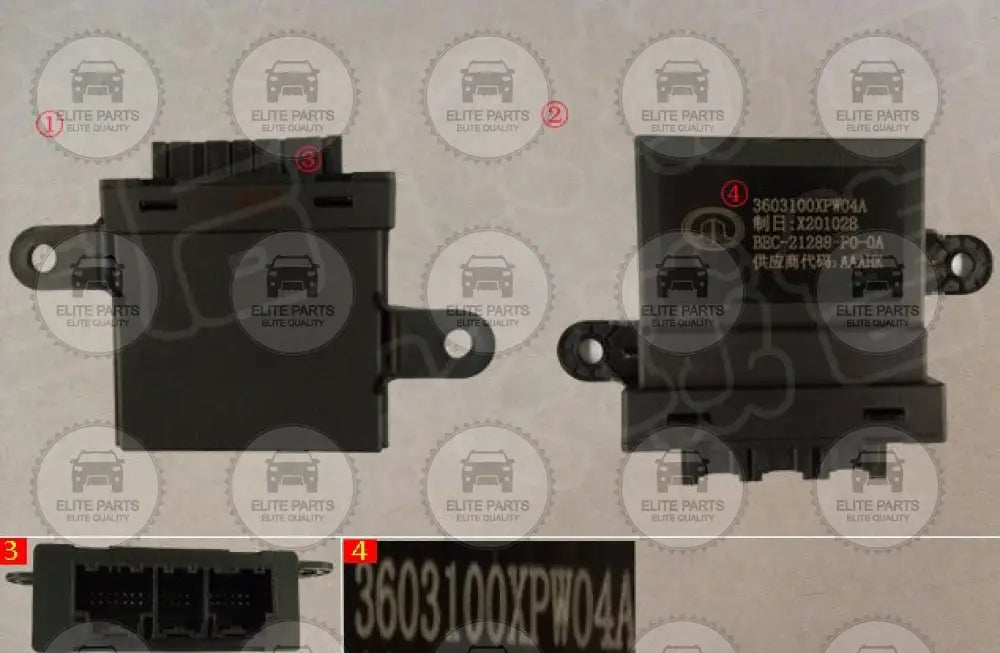 GWM POER Original Parking Radar Controller Module (وحدة كنترول مديول كمبيوتر الركن الذاتى جريت وول بيكب بوير) 3603100XPW04A