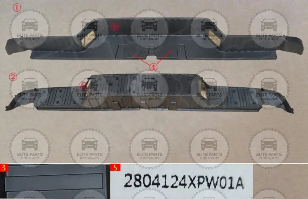 GWM POER Original Rear Bumper Pedal Assembly (دعسة دواسة صدام خلفى اصلى جريت وول بيكب بوير) 2804124XPW01A