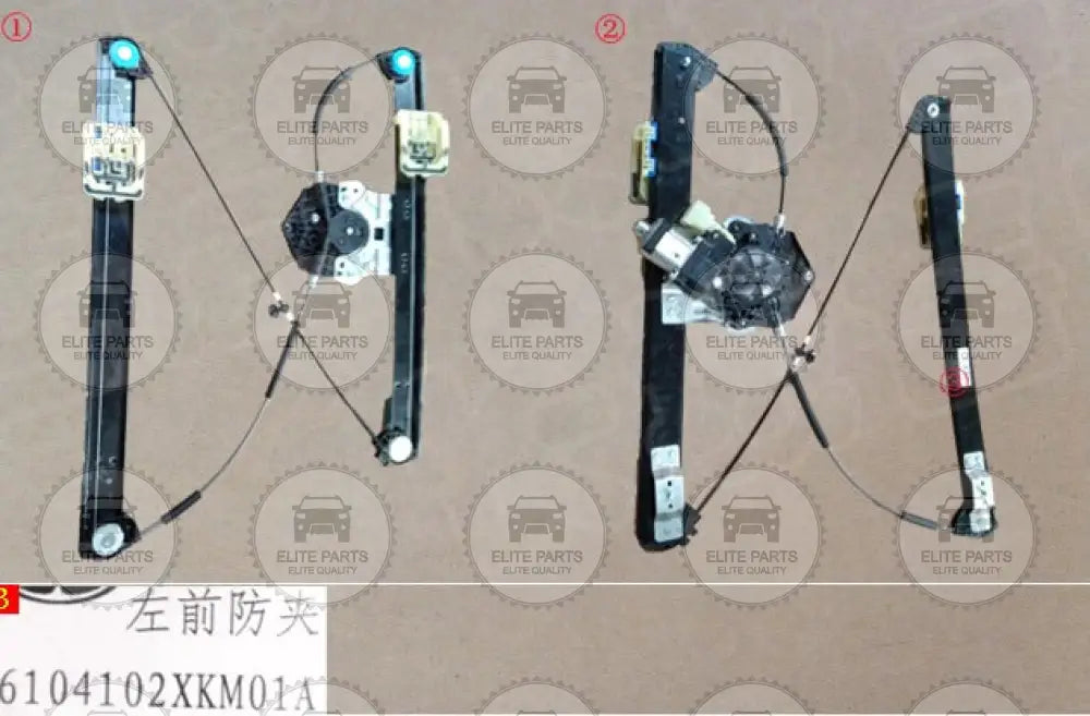 GWM TANK 300 Original Left Front Door Window Regulator Assembly (منظم وحدة رفع زجاج الباب الامامي جهة اليسار الاصلي جريت وول تانك 300) 6104102XKM01A
