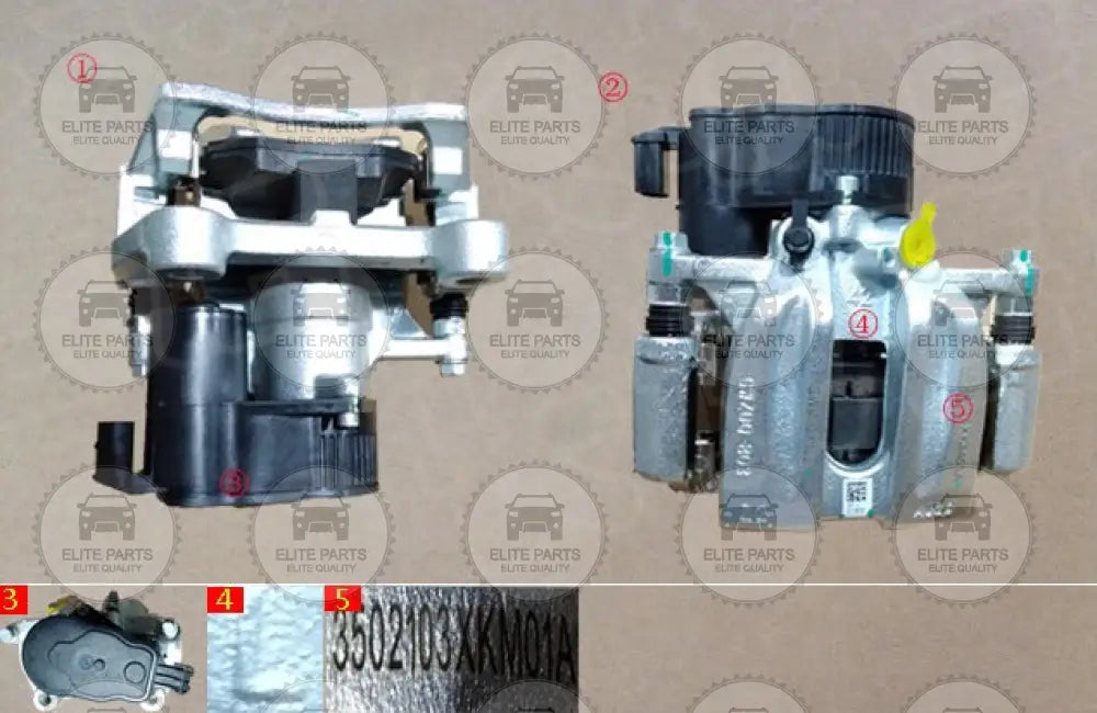 GWM TANK 300 Original Left Rear EPB Brake Caliper Assembly (كليبر فرامل خلفى اصلى جهة اليسار جريت وول تانك 300) 3502103XKM01A