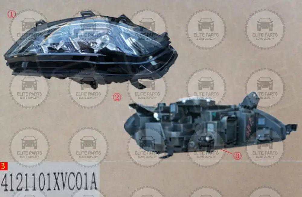 GWM WEY COFFEE 01 Original Right Front Headlight Lamp Assembly (مصباح كشاف امامي اصلي جهة اليمين جريت وول كوفى 01) 4121101XVC01A