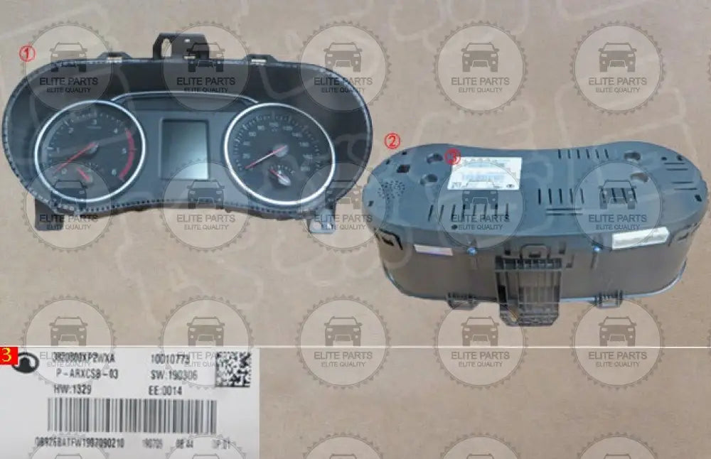 GWM Wingle 7 Original Instrument Cluster Assembly (لوحة شاشة عدادات اصلية جريت وول بيكب وينجل 7) 3820800XP2WXA