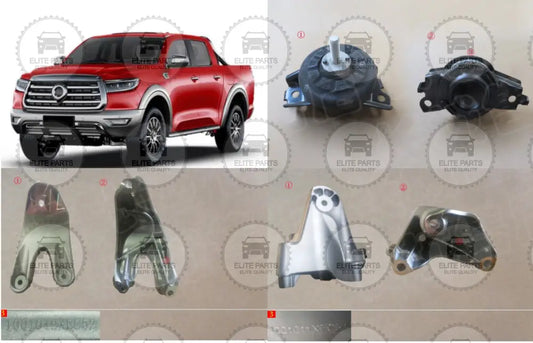 Great Wall POER CANNON Original Engine Suspension Mounts (قواعد تثبيت المحرك جريت وول باور)
