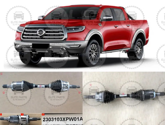 Great Wall POER Cannon Original Front Drive Shaft Axles Assembly (كبالن عكوسات امامية جريت وول بيكب باور)