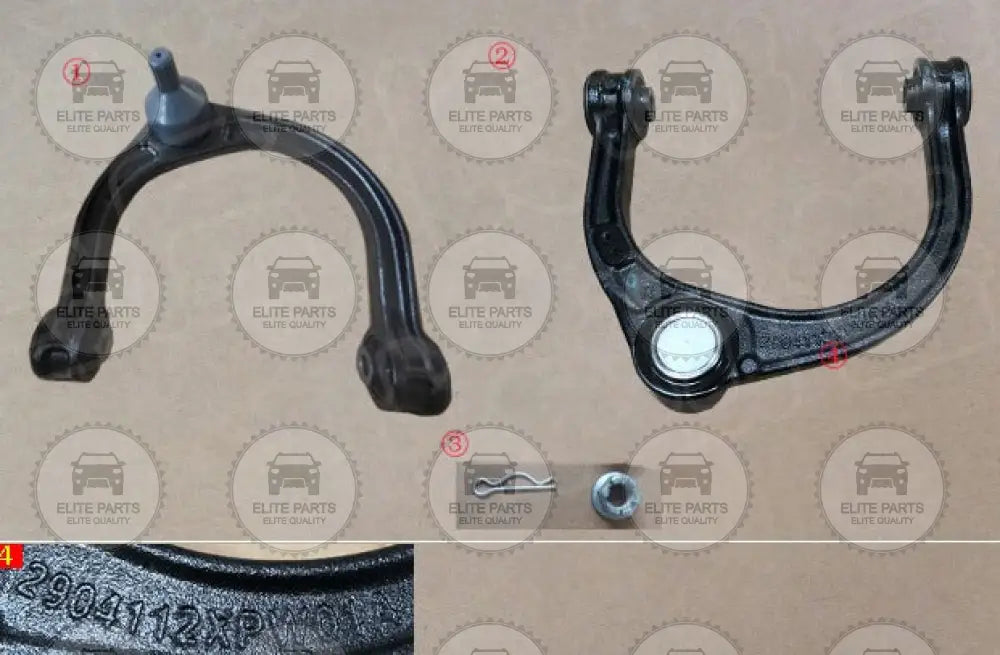 Great Wall POER Cannon Original Front Suspension Right Upper Control Arm Assembly (ذراع التحكم العلوى جهة اليمين جريت وول بيكب باور) 2904102XPW01A