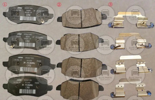 Great Wall POER Cannon Original Rear Brake Pads Set (طقم قماشات فحمات فرامل خلفية جريت وول بيكب بوير) 3502140XPW01A