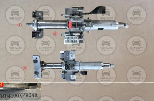 Great Wall POER Cannon Original Steering Column Assembly (عمود توجيه عجلة القيادة جريت وول بيكب باور) 3404100XPW04A