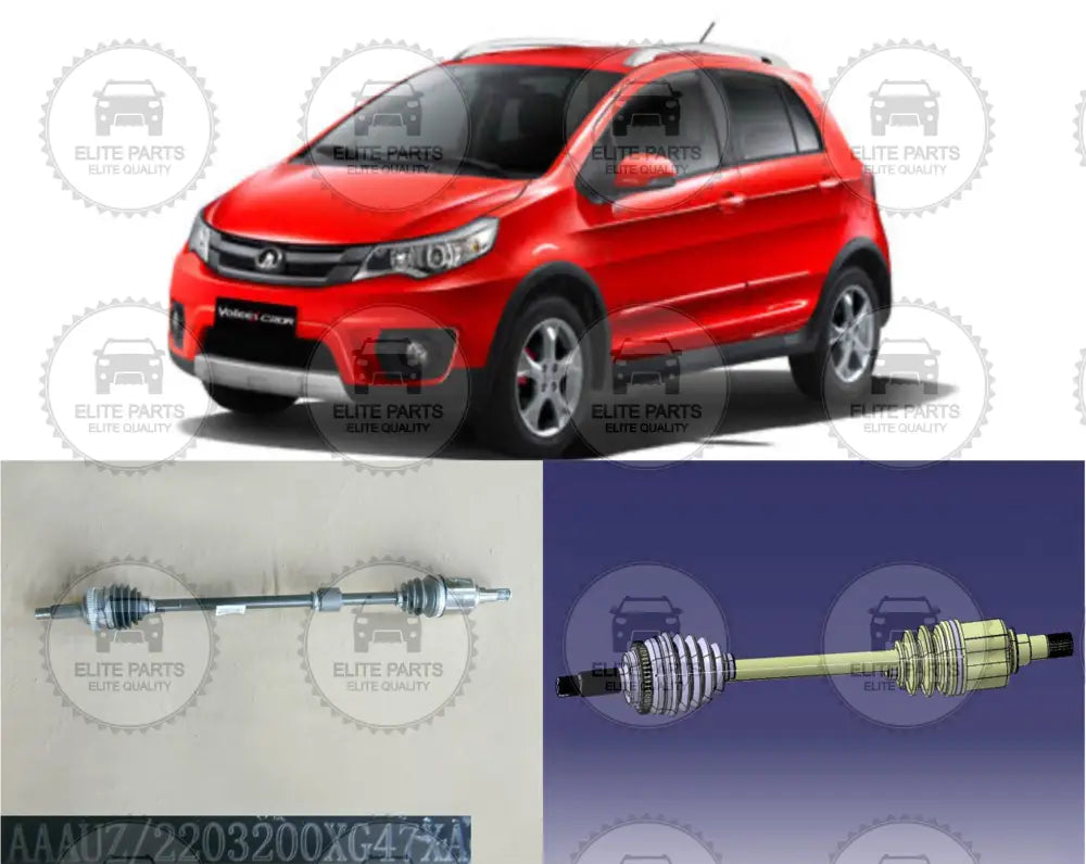 Great Wall Voleex C20R Original Front Drive Shafts Axles Assembly (كبالن عكوسات امامية اصلية جريت وول فوليكس)