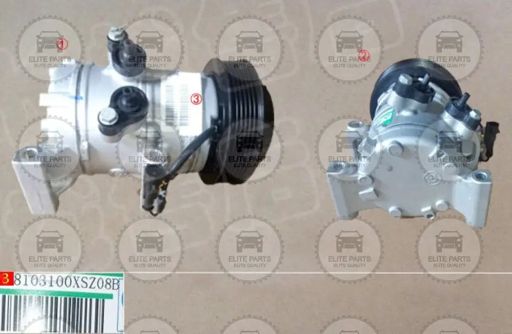 HAVAL H2 Original Air Conditioning AC Compressor Assembly (كمبريسور ضاغط كباس مكيف تكييف الهواء الاصلى هافال اتش 2) 8103100XSZ08B