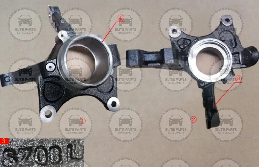 HAVAL H2 Original Left Front Steering Knuckle Spindle (شمعدان مفصل تعليق امامي اصلي جهة اليسار هافال اتش 2) 3001101XSZ08B