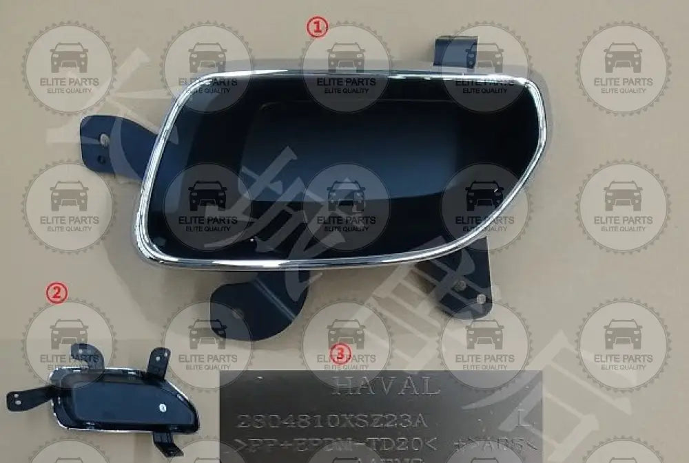 HAVAL H2 Original Left Side Exhaust Tailpipe Trim Cover Assembly (اطار تزيين فتحة العادم الخلفية الاصلية جهة اليسار هافال اش 2) 2804810XSZ23A