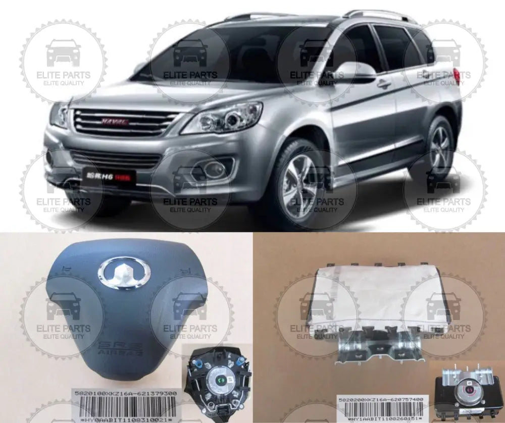 HAVAL H6 1st Gen. Original Driver & Passenger Airbag Assembly (كبسولات وسائد هوائية امامية اصلية هافال اتش 6 الجيل الاول)