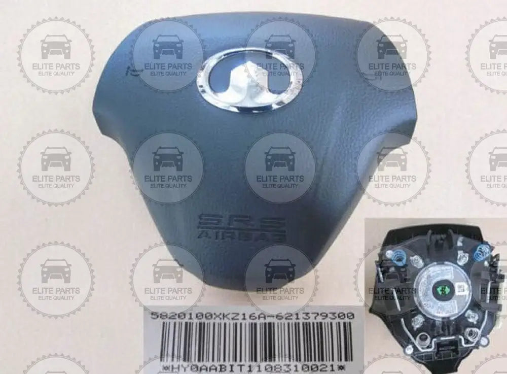 HAVAL H6 1st Gen. Original Driver Side Steering Wheel Airbag Assembly (كبسولة وسادة هوائية ايرباج امامية اصلية لعجلة القيادة جهة السائق هافال اتش 6 الجيل الاول) 5820100XKZ16A