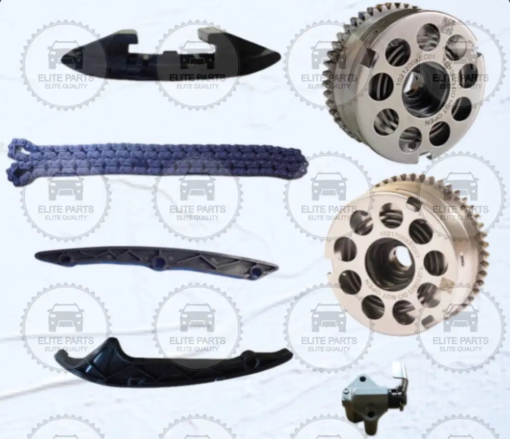 HAVAL H6 2nd Gen. 2.0T Original Timing Chain Full Kit (طقم مجموعة سلسلة جنزير التوقيت هافال اتش 6 الجيل الثانى) 1021014XEC01 + 1021100XEC01 + 1021200XEC01 + 1021300XEC01 + 1021400XEC01 + 1021600XEC01 + 1021013XEC01
