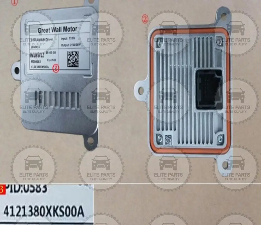 HAVAL H6 2nd Gen. Original LED Dual Light Lens Drive Assembly (مديول وحدة الكترونية للكشاف المصباح الامامي هافال اتش 6 الجيل الثاني) 4121380XKS00A