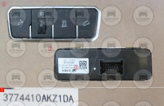 HAVAL H6 2nd Gen. Original Lights & Traction Control Switch Assembly (وحدة ازرار التحكم فى ارتفاع الضوء و مانع الانزلاق هافال اتش 6 الجيل الثاني) 3774410AKZ1DA