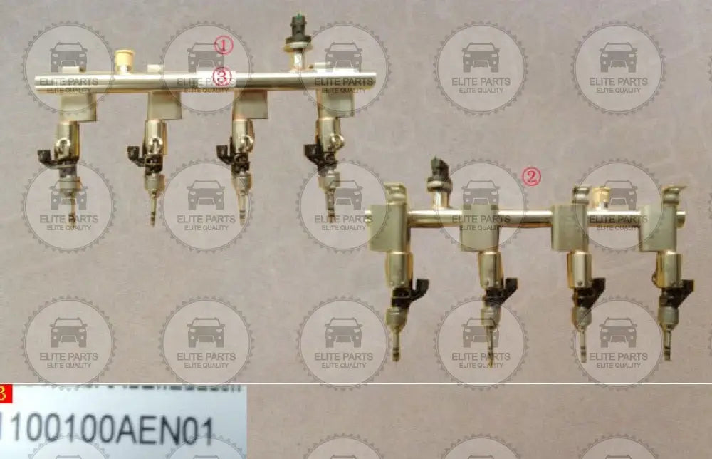 HAVAL H6 3rd Gen. 2.0T Original Fuel Rail Assembly (مسطرة منظم حقن الوقود هافال اتش 6 الجيل الثالث) 1100100AEN01