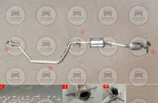 HAVAL H6 3rd Gen. GW4N20 After-Stage Catalytic Converter & Muffler (ماسورة عادم شكمان اصلية هافال اتش 6 الجيل الثالث) 1205163XGW01A
