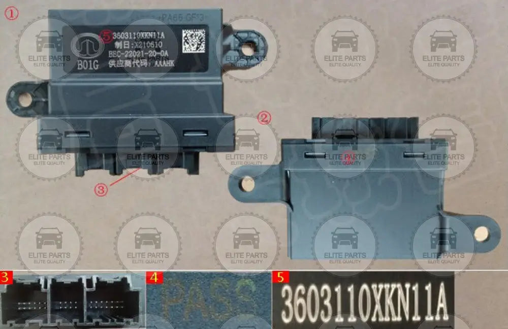 HAVAL H6 3rd Gen. Original Collision Avoidance Radar Controller (رادار كنترول مديول مانع التصادم هافال اتش 6 الجيل الثالث) 3603110XKN11A