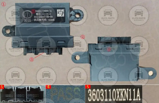 HAVAL H6 3rd Gen. Original Collision Avoidance Radar Controller (رادار كنترول مديول مانع التصادم هافال اتش 6 الجيل الثالث) 3603110XKN11A