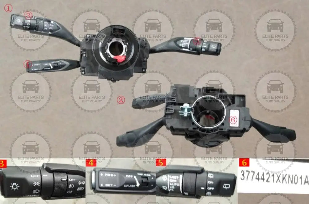 HAVAL H6 3rd Gen. Original Combination Switch Arms assembly (ذراعات التحكم فى تشغيل الانوار و مساحات الزجاج و القيادة الذاتية هافال اتش 6 الجيل الثالث) 3774421XKN01A