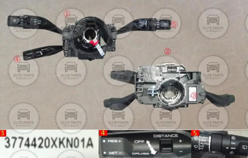 HAVAL H6 3rd Gen. Original Lights & Wipers Combination Switch Assembly (ذراعات التحكم في الانوار و المساحات الاصلي هافال اتش 6 الجيل الثالث) 3774420XKN01A