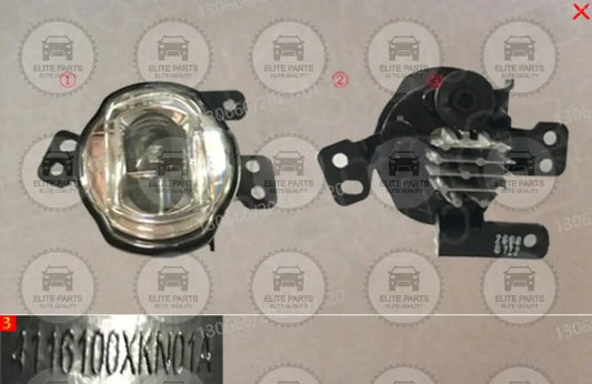 HAVAL H6 3rd Generation Original Left Front Fog-Light Lamp 4116100XKN01A هافال H6 الجيل الثالث الأصلي مصباح ضباب أمامي يسار