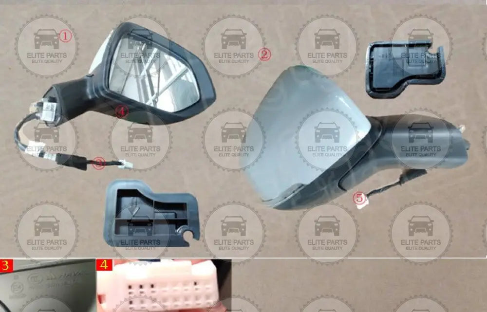 HAVAL H6 Facelift Original Right side Rearview Side Mirror Assembly (مرآه باب جانبية اصلية جهة اليمين هافال اتش 6 فيسلفت) 8202200XKN01A