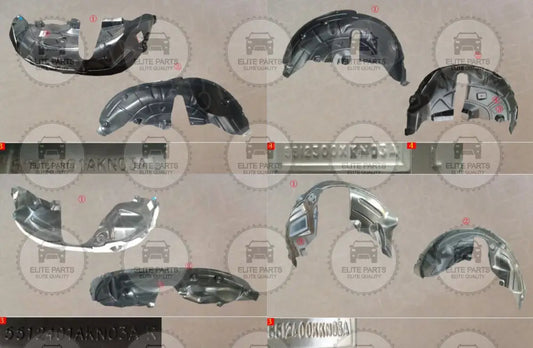 HAVAL H6 GT Original Wheels Splash Pads Mudguards Assembly (كارتيرات واقيات عجل هافال اتش 6 جى تى)