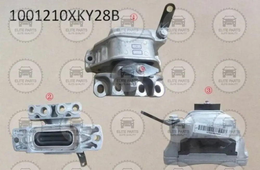 HAVAL H6 Gen 2 Engine Right Suspension Body Assembly (قاعدة حامل تثبيت المحرك جهة اليمبن هافال اتش 6 الجيل الثانى) 1001210XKY28B