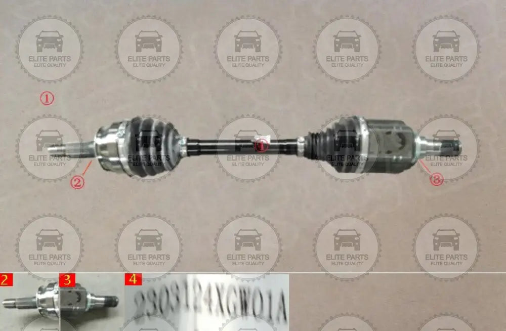 HAVAL H6 HEV Original Left Front Drive Shaft Axle Assembly (كوبلن عكس امامى اصلى جهة اليسار هافال اتش 6 هايبرد) 2303124XGW01A