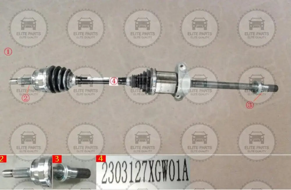 HAVAL H6 HEV Original Right Front Drive Shaft Axle Assembly (كوبلن عكس امامى اصلى جهة اليمين هافال اتش 6 هايبرد) 2303127XGW01A
