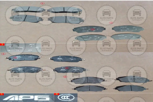 HAVAL H6 Hybrid Edition HEV Original Front Brake Pads Set (طقم قماشات فحمات فرامل امامية هافال H6 النسخة الهايبرد)