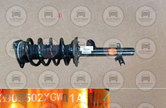 HAVAL H6 Hybrid Edition HEV Original Left Front Shock Absorber & Coil Spring Assembly (مساعد ممتص صدمات امامى مع زنبرك اصلى جهة اليسار هافال اتش 6 النسخة الهايبرد) 2905502XGW01A