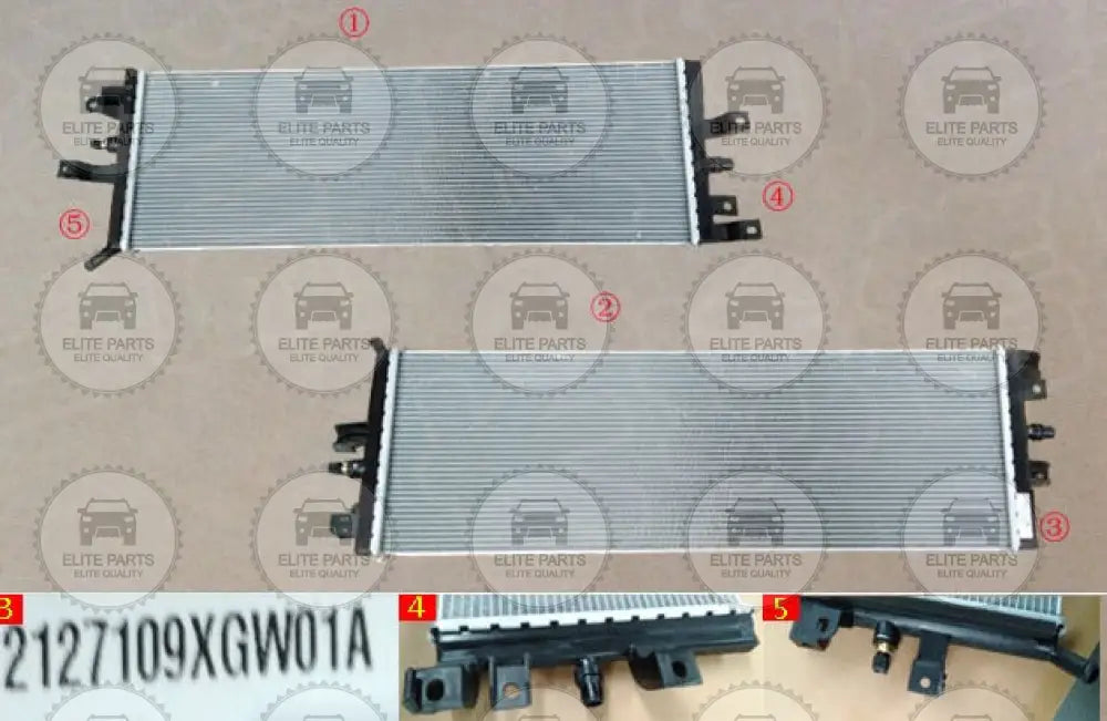 HAVAL H6 Hybrid HEV Original Low Temperature Engine Cooling Radiator (رادياتير تبريد المحرك للحرارة المنخفضة هافال اتش 6 النسخة الهايبرد) 2127109XGW01A