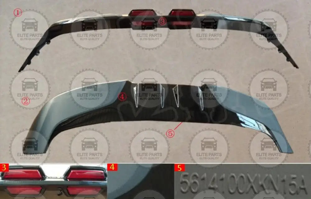 HAVAL H6 third generation Original Rear Spoiler Deflector Assembly (سبويلر خلفى اصلى هافال اتش 6 الجيل الثالث و النسخة الهايبرد) 5614100XKN15A