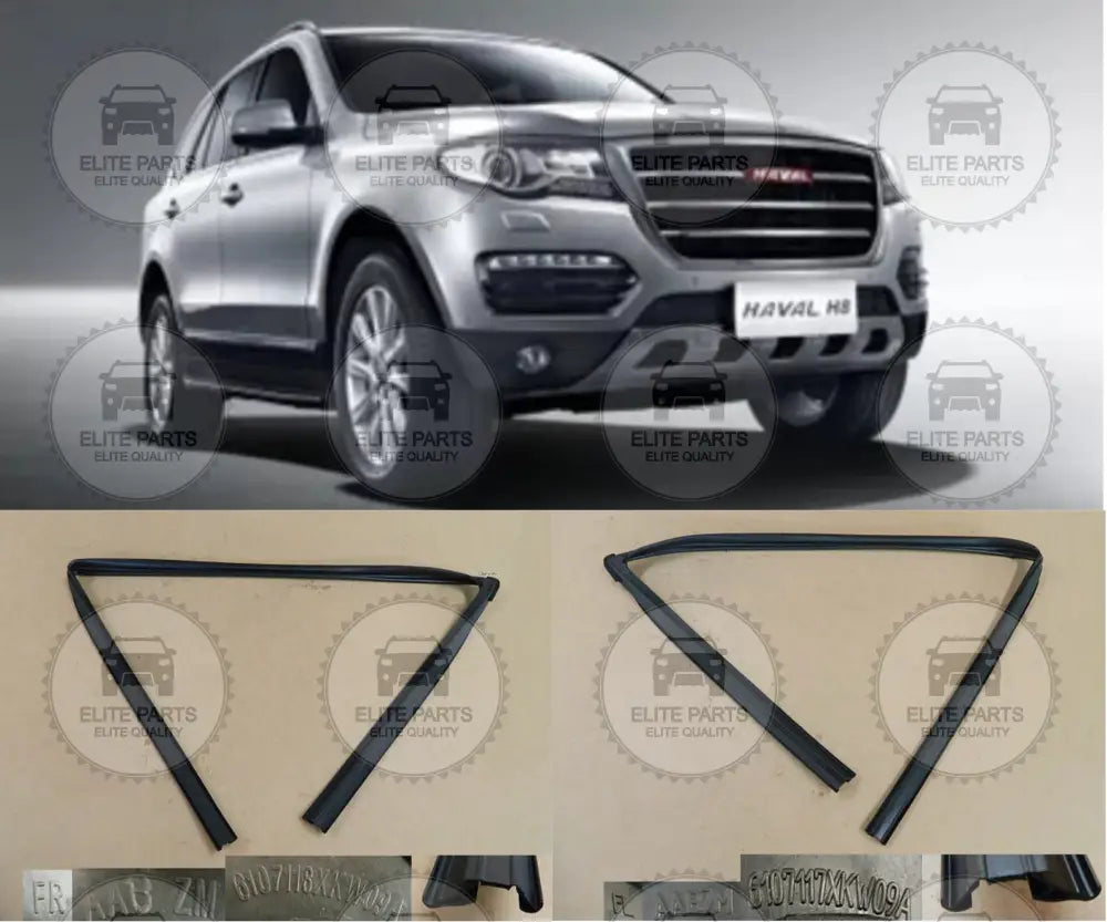 HAVAL H8 Original Front Doors Glass Grooves (اطراف حواف مطاطية لزجاج الابواب الامامية هافال اتش 8)